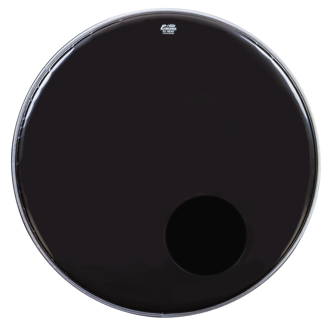 Remo Encore Ambassador 22" Ebony Bassdrum Soundhole